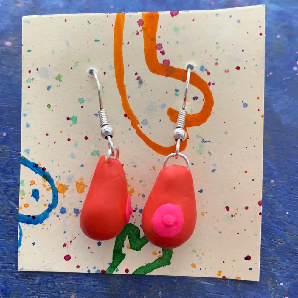 Boob Earrings